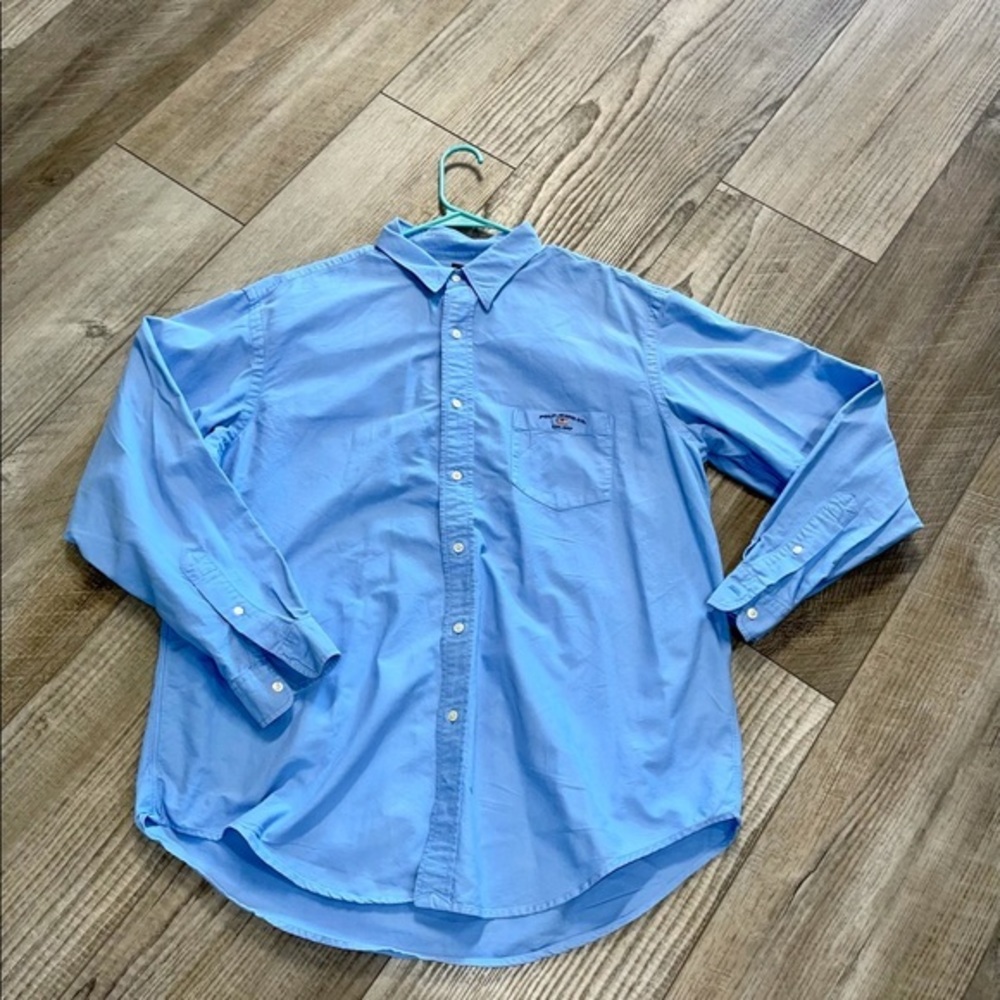 Polo Jeans Co Ralph Lauren Bany Blue Button Down Shirt Long sleeve large